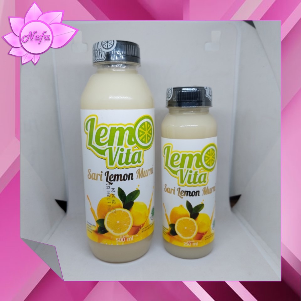 

LEMOVITA Sari Lemon Murni Jus Lemon 100% Murni Jus Diet BPOM