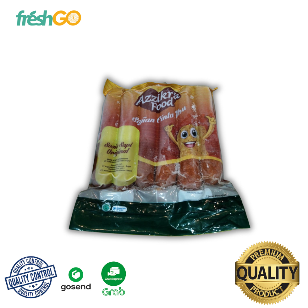 

Sosis Sapi Isi 6 Azzikra Food 500gr | Fresh GO