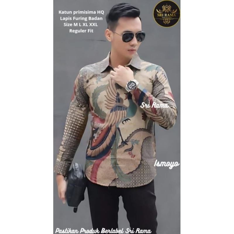 (BISA COD) BATIK LENGAN PANJANG ISMOYO // KEMEJA BATIK FULL FURING