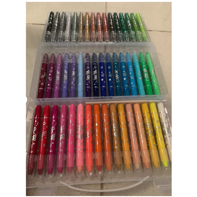 

CRAYON GRASP / CRAYON GRASP MATA SEDANG / SILKY CRAYON / WATER SOLUBLE CRAYON / KRAYON WARNA