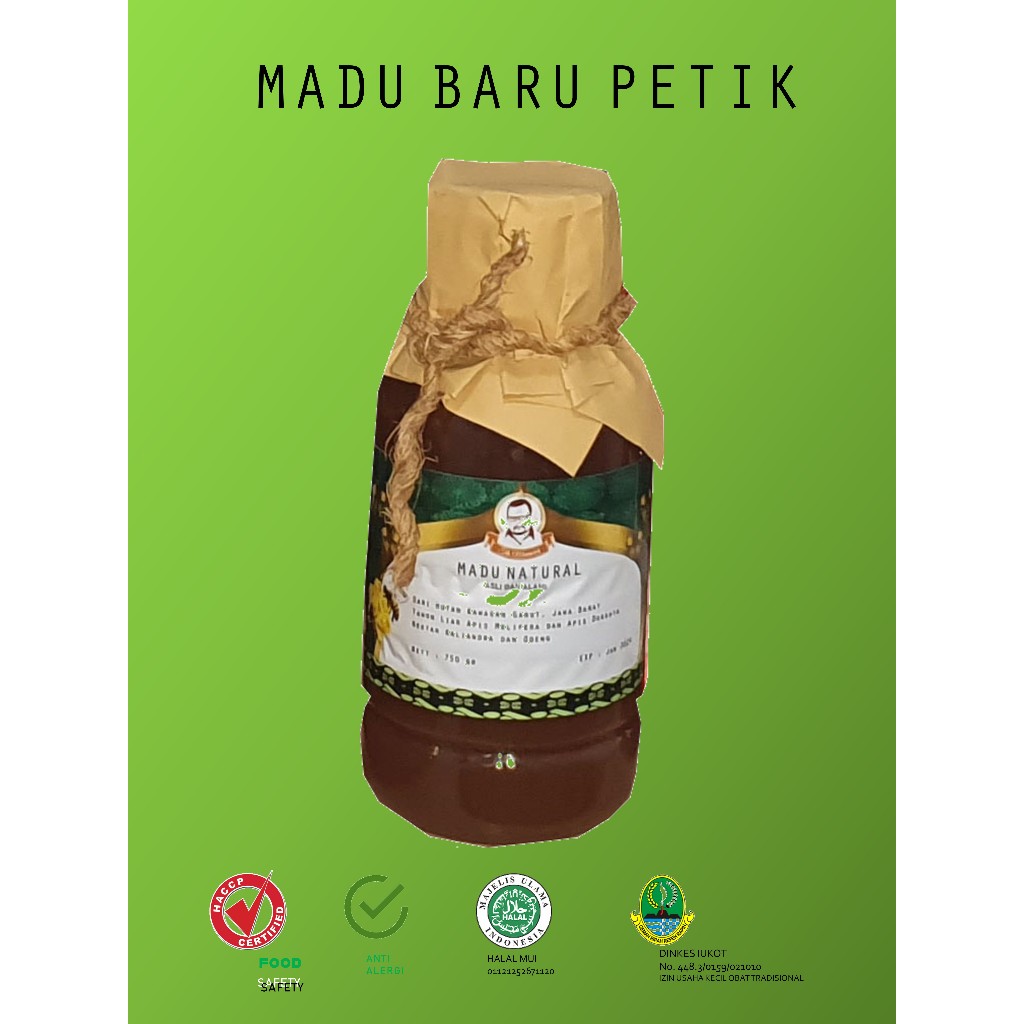 

Madu Baru Petik Single Origin 750gr - 115 ribu