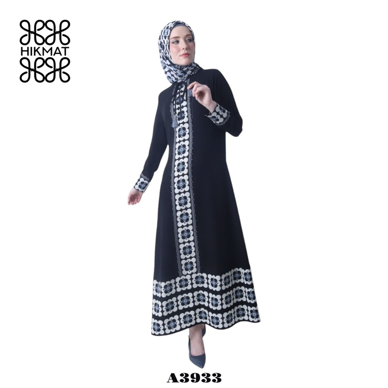 SALE 15% - ABAYA HIKMAT FASHION ORIGINAL A3933