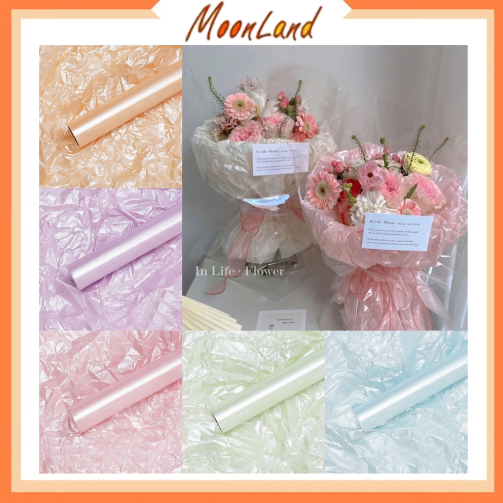 

Flower Wrapping Pearl Pear Paper Sydney Tissue Waterproof Korean Pear Kertas Bunga Buket Florsit Wrapping KB6255