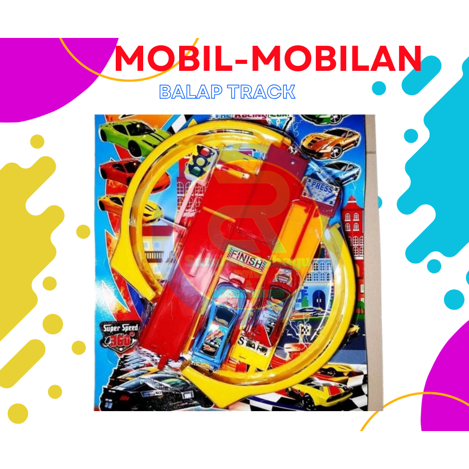 Mainan Anak - Mobilan-Mobilan - Mobil Balap Jalan Mobil Track Attack Racing Car