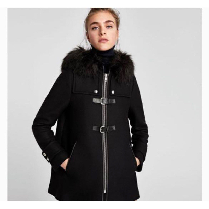 Zara Wool Coat Winter Preloved