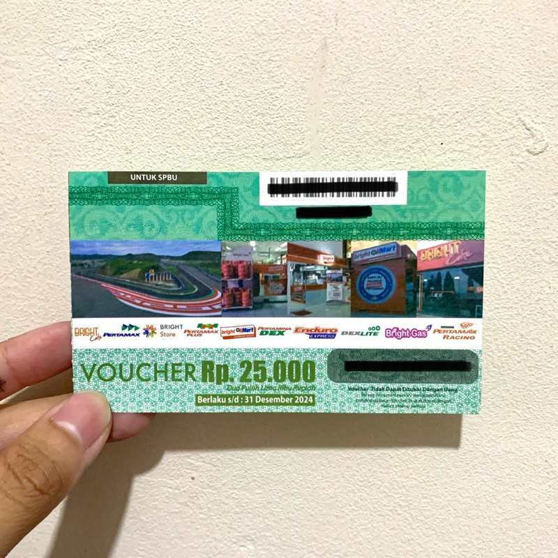 Voucher Bensin 25K (HANYA BERLAKU DI SPBU COCO)