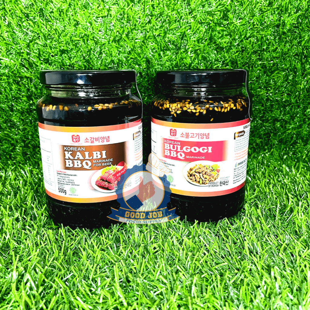 

JINSUNG BBQ Korean Kalbi & Bulgogi Marinasi Sauce 500 g | Galbi Marinade