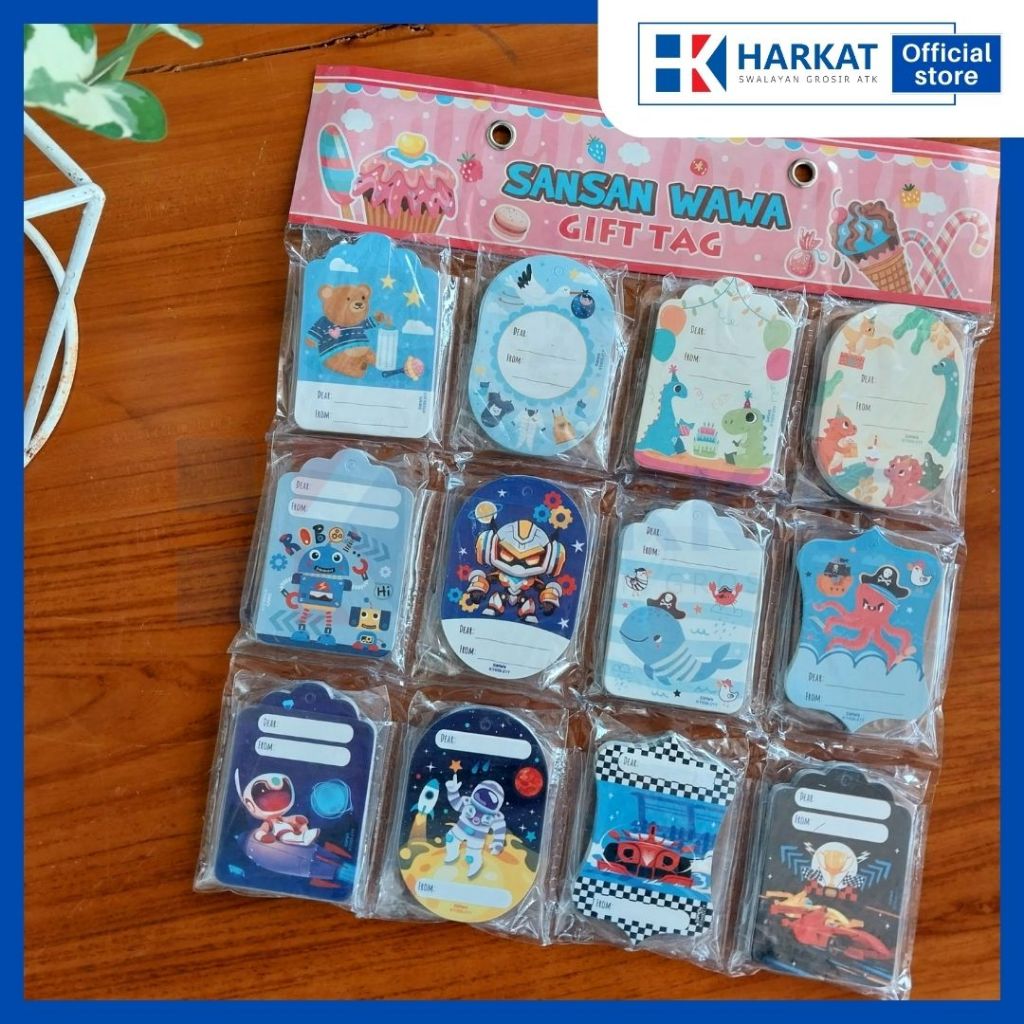 Kartu Ucapan Souvenir gift card kartu ucapan lucu ukuran 8cm x 6 cm berbagai macam Motif Cowok Cewek