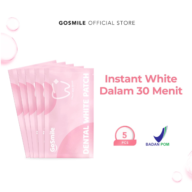 Go Smile Dental White Patch - Untuk Memutihkan Gigi seperti Bleaching dengan Glycerin Menthol dan PV