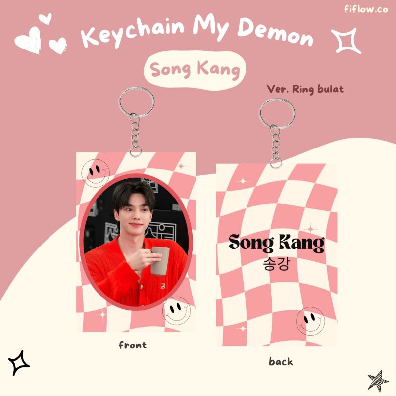 Keychain My Demon Kdrama SongKang | Song Kang Gantungan Kunci My Demon