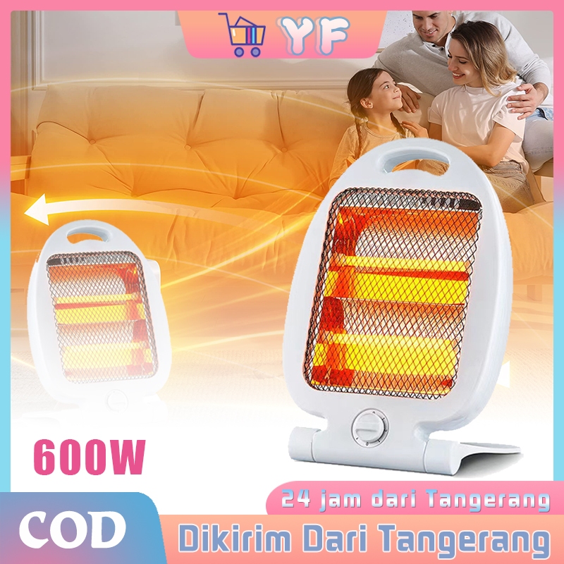 220V Quartz Heater Pemanas Ruangan Penghangat Ruangan Untuk Kamar Alat Penghangat Ruangan Mesin