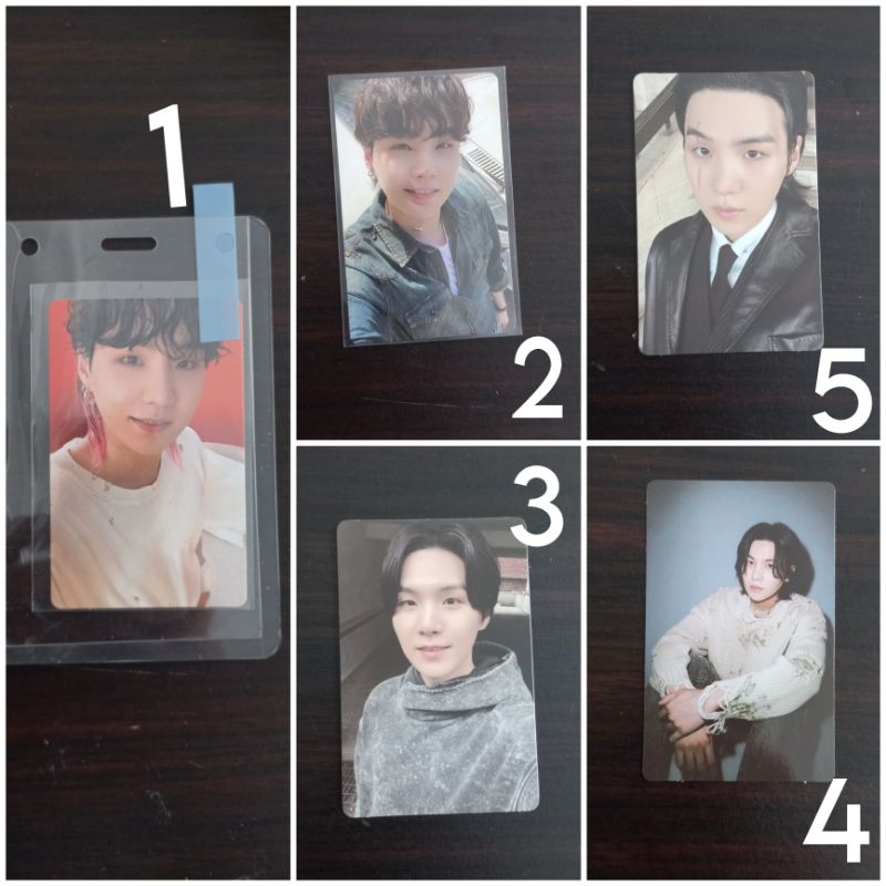 PHOTOCARD SUGA AGUSTD D DAY BUTTER