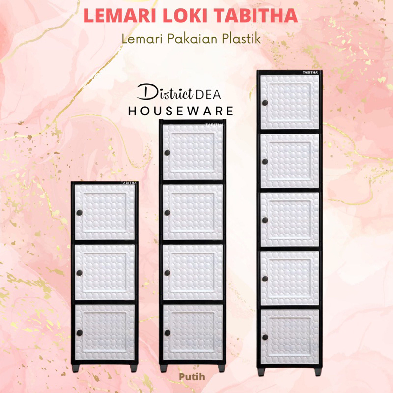 Lemari Plastik Loki Tabitha 5 Susun