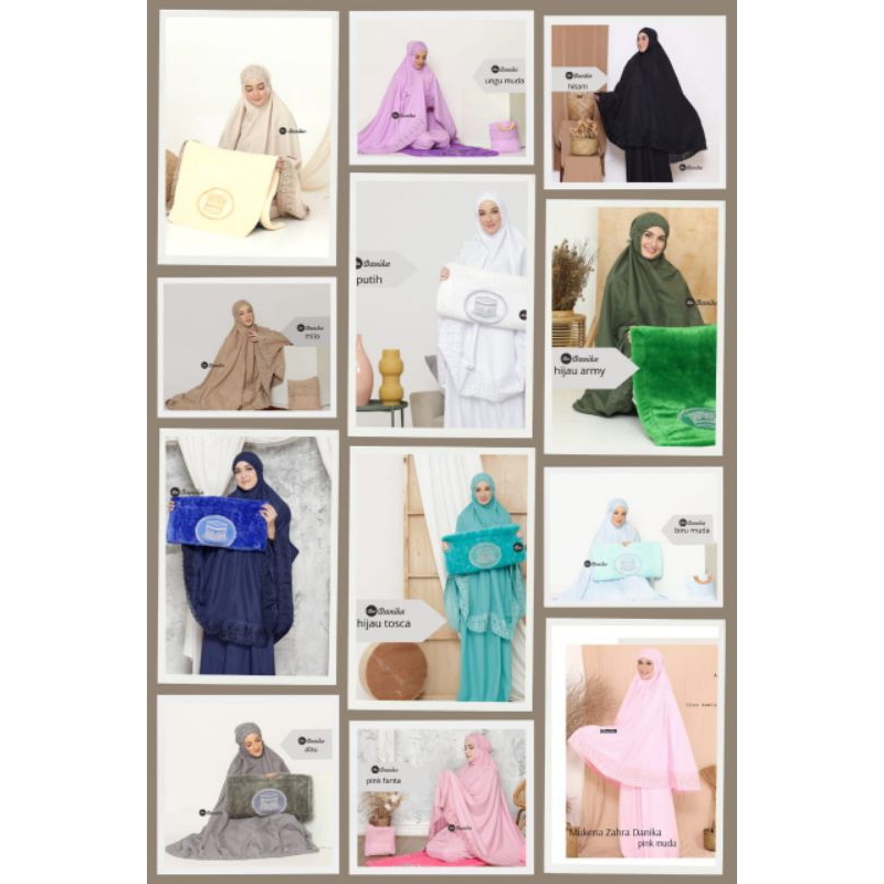Paket Hemat Mukena Zahra Danika