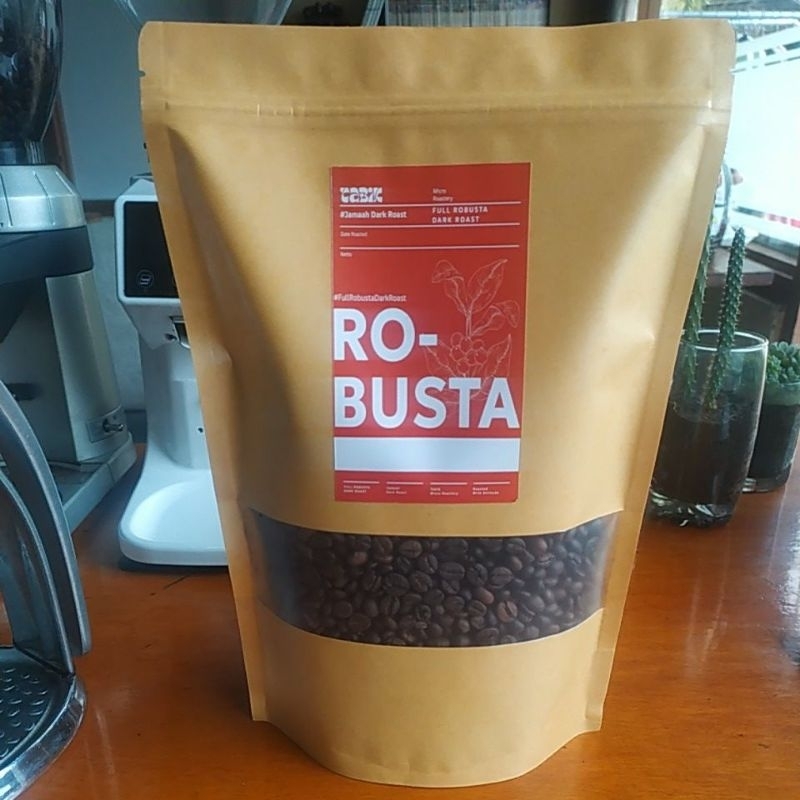 

Kopi Robusta Payakumbuh 500 gram, dark roast beans