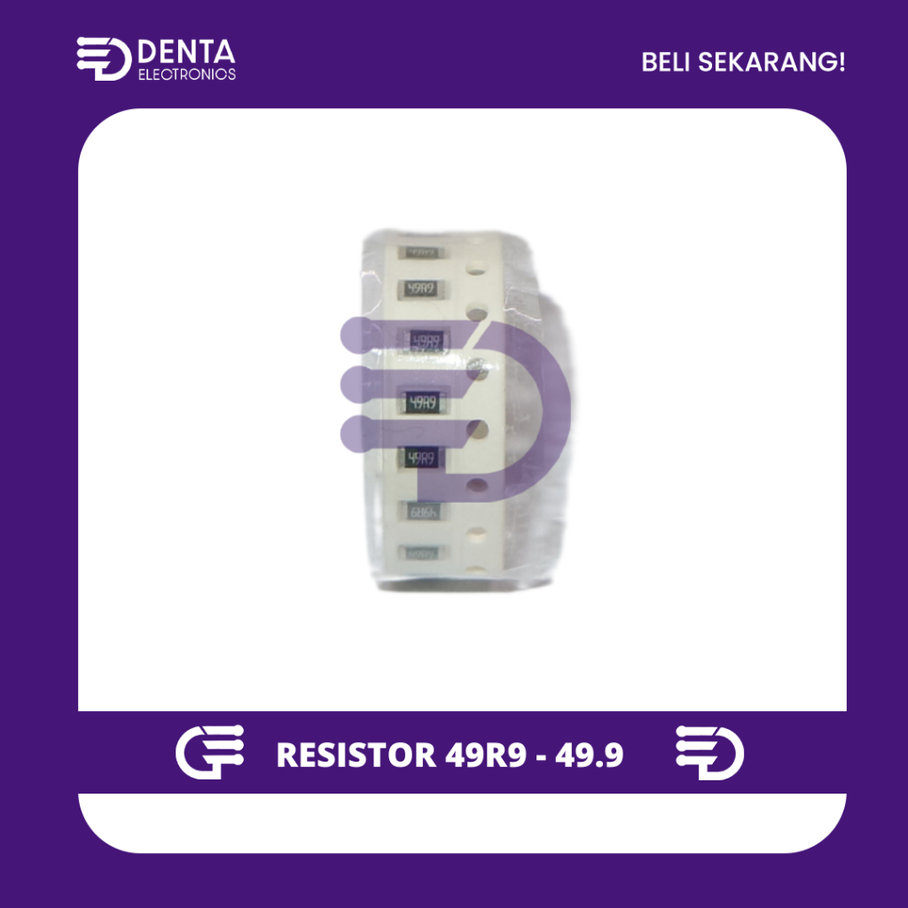 RESISTOR 49R9 - 49.9 1-4W (SEPEREMPAT) SMD1206