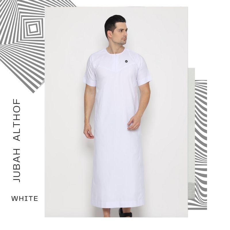 Jubah Gamis Slim Fit Pria Althof