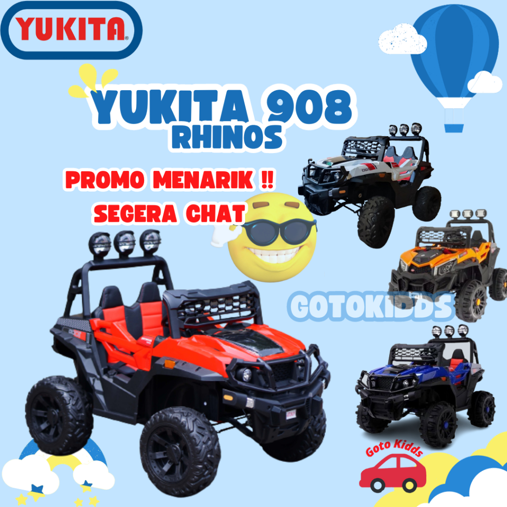 Mobil Aki Rhinos Yukita 908 Maenan Anak