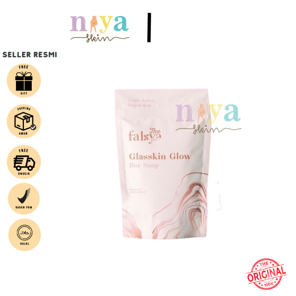 (READY STOCK) SABUN GLASSKIN GLOW BY THE FALSYA BEAUTY SABUN THE FALSYA BEAUTY GLASSKIN GLOW SOAP BA