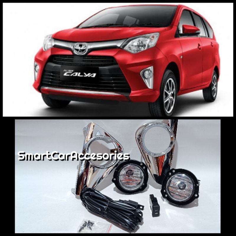 Lampu Fog Lamp foglamp Kabut Bumper Toyota Calya 2016 - 2020