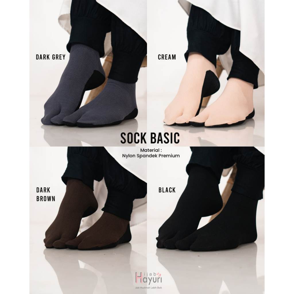 KAOS KAKI JEMPOL POLOS BORDIR MUSLIMAH PREMIUM / KAOS KAKI SYARI WANITA / KAOS KAKI PEREMPUAN SYAR'I