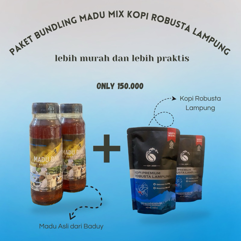 

PAKET BUNDLING MADU X KOPI ROBUSTA