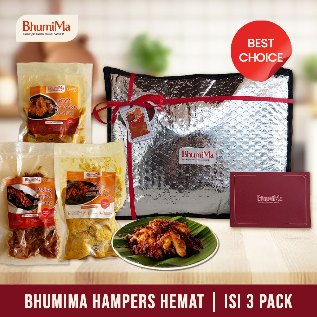 

BHUMIMA HAMPERS HEMAT LAUK SIAP MASAK FROZEN FOOD PARCEL GIFT HADIAH