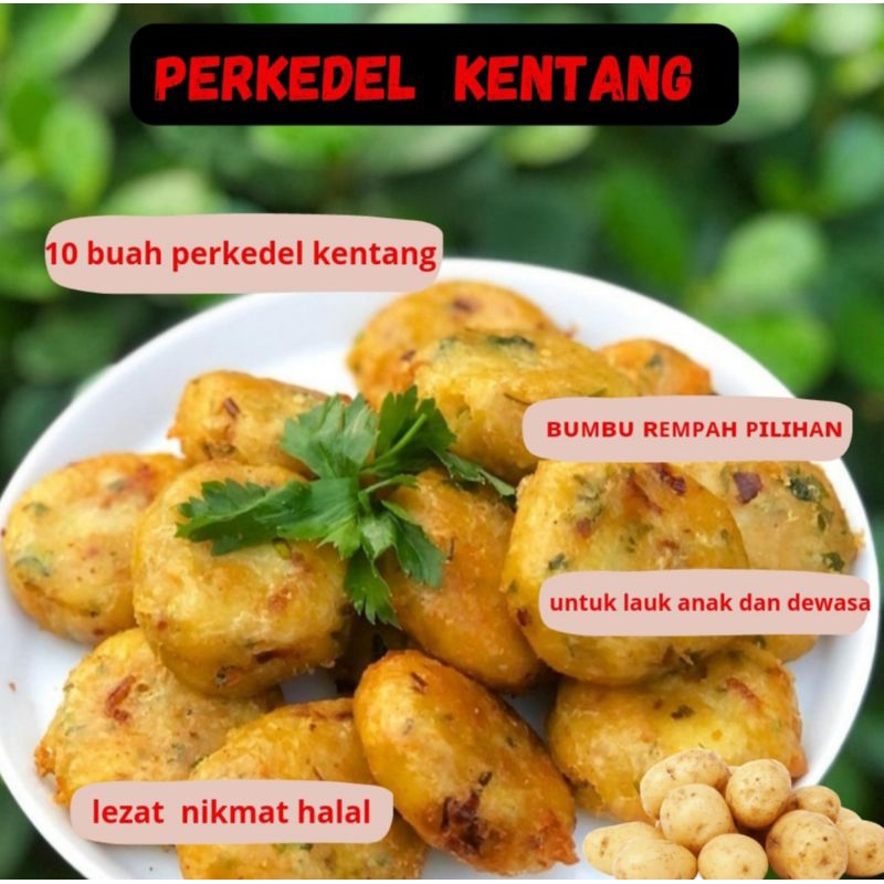 

MENU RUMAHAN "PERKEDEL ISI 10" KENTANG ASLI TANPA TEPUNG