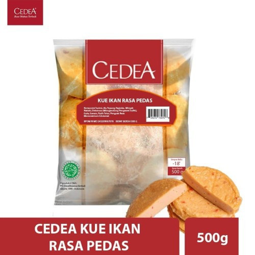 

CEDEA KUE IKAN RASA PEDAS 500 GR / CEDEA SEAFOOD