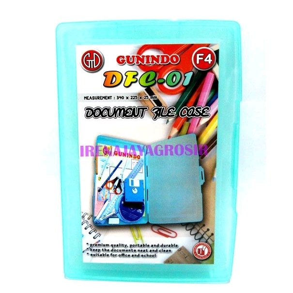 

GUNINDO FIL CAS DOCUMNTS / BOX FIL plastik DFC 001 F4 murah