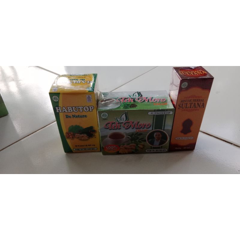 

PAKET(Habutop,sultana,teh moro)