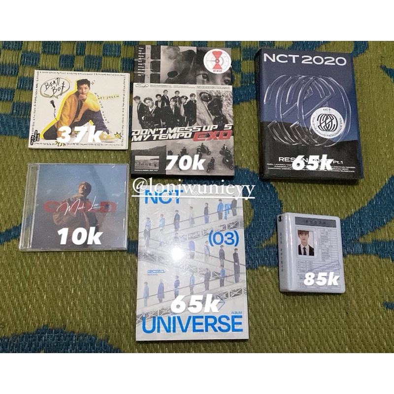 wts album only & kolbuk exo nct duckyworld marriage certified