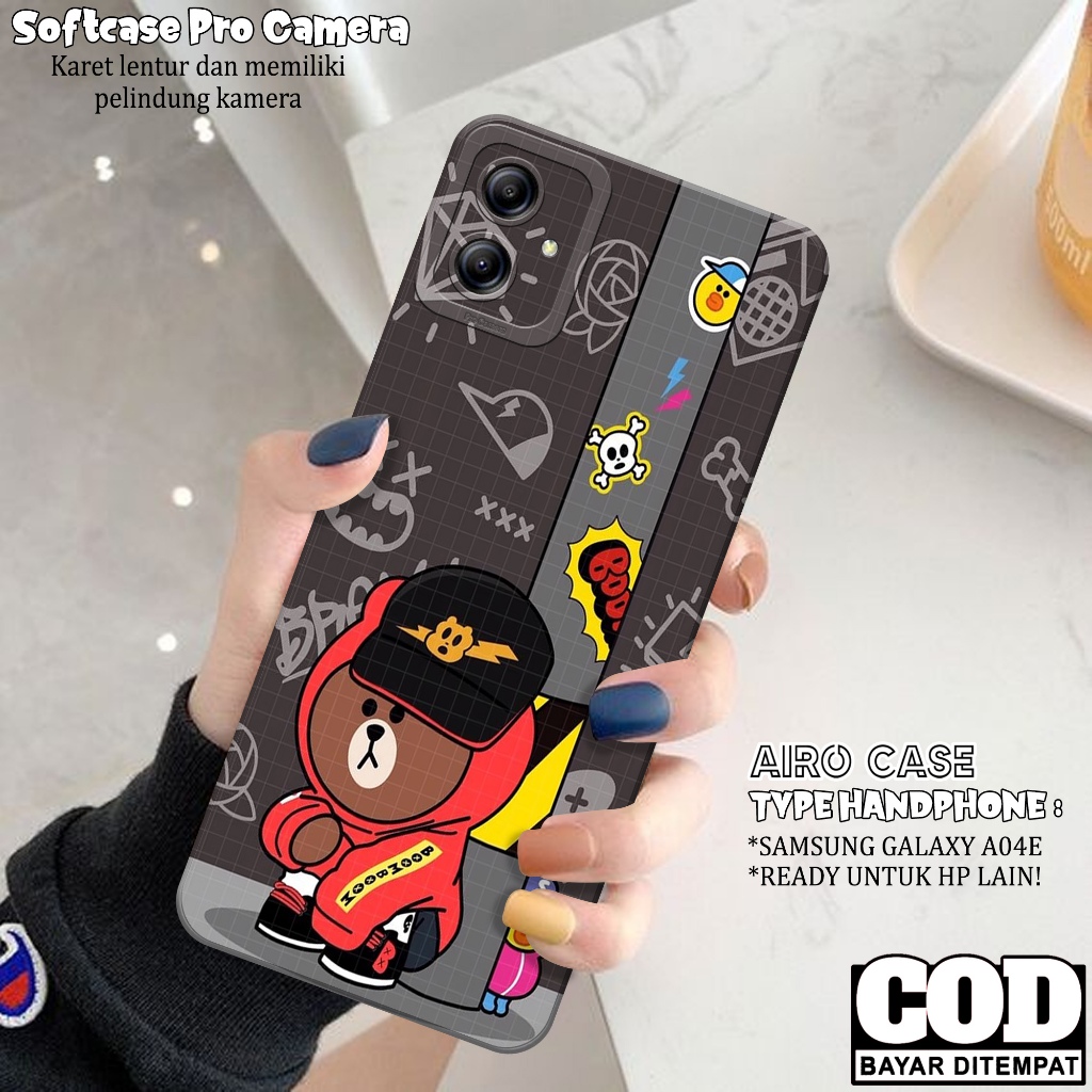 Case Samsung Galaxy A04E - Softcase Samsung Galaxy A04E - Fashion Case Kartun - Casing Samsung Galax