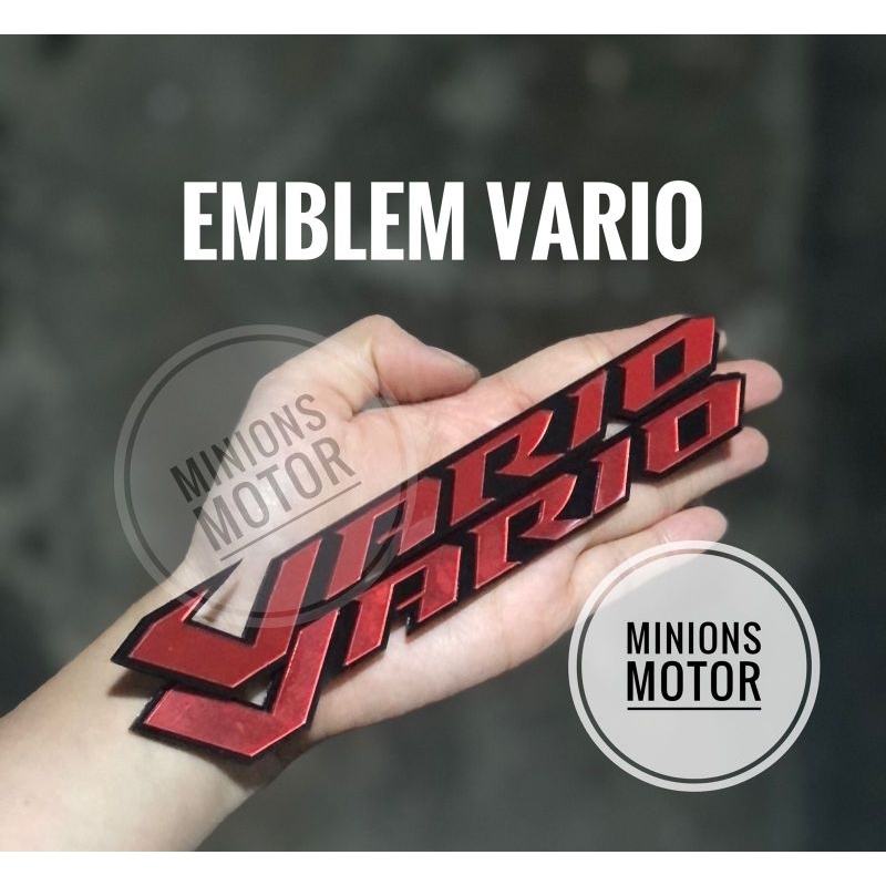 Emblem vario honda arkilik sepasang motor