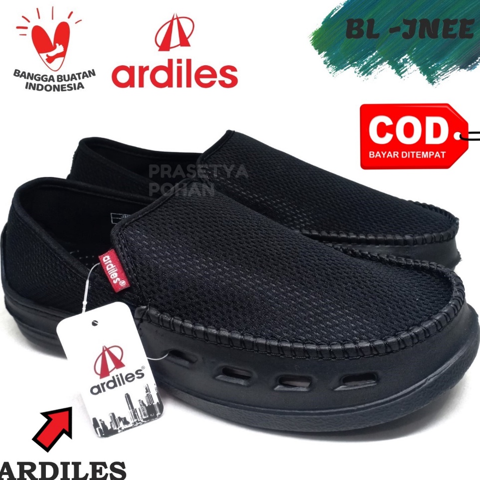 Produk Sepatu Ardiles Slip On Pria Hitam Original Ardiles  Sepatu Ardiles Pria