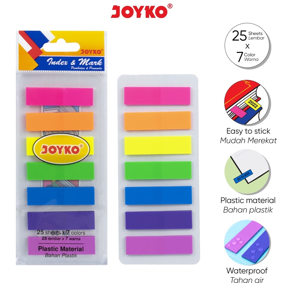 

Promo Index Mark Penanda Pembatas Joyko IM3 Plastik