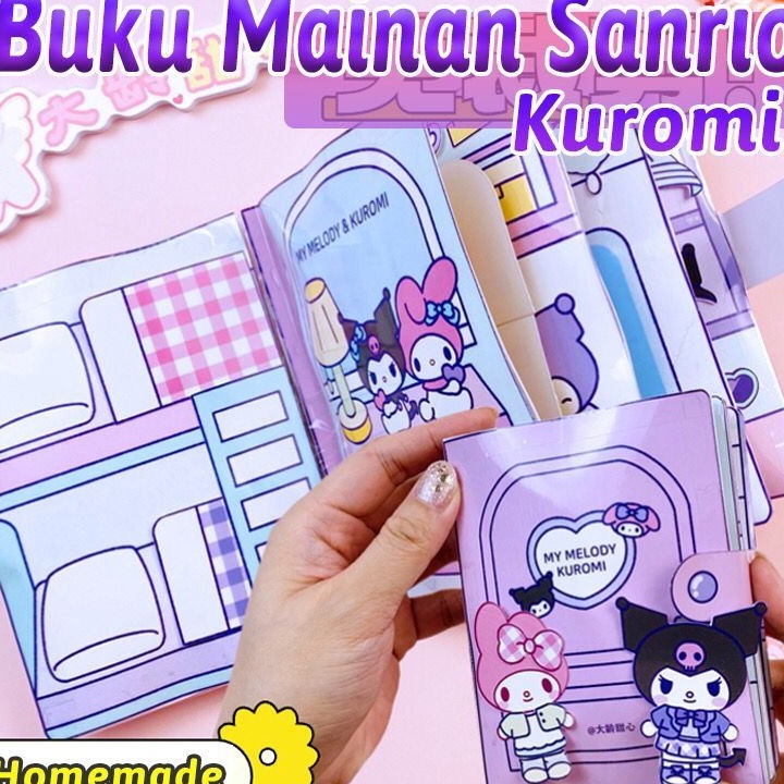 

Diskon Promo Buku Quite Book Melody Kuromi Sanrio DIY Mainan Edukasi Anak Busy Book BUKU DIY KREATIVITAS ANAK MOTIF SANRIO