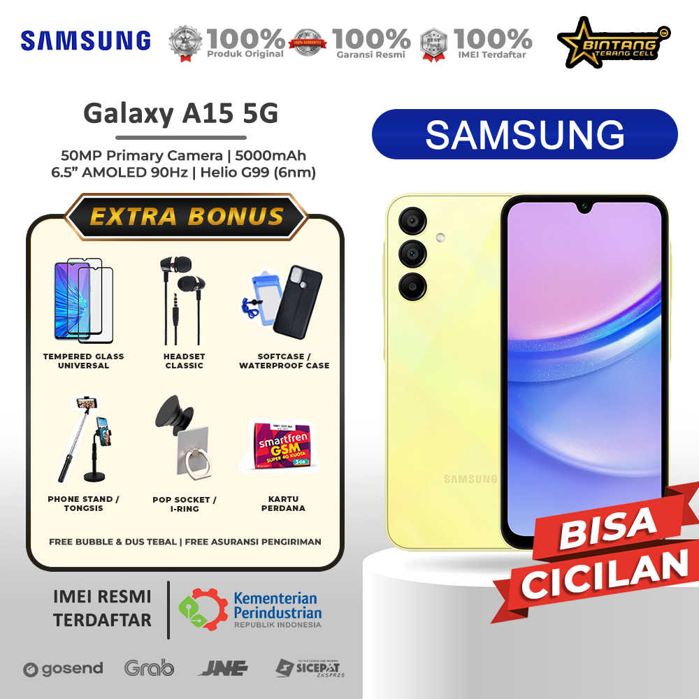 Samsung A15 5G A15 4G ram 8/256Gb ram 6/128Gb Garansi resmi