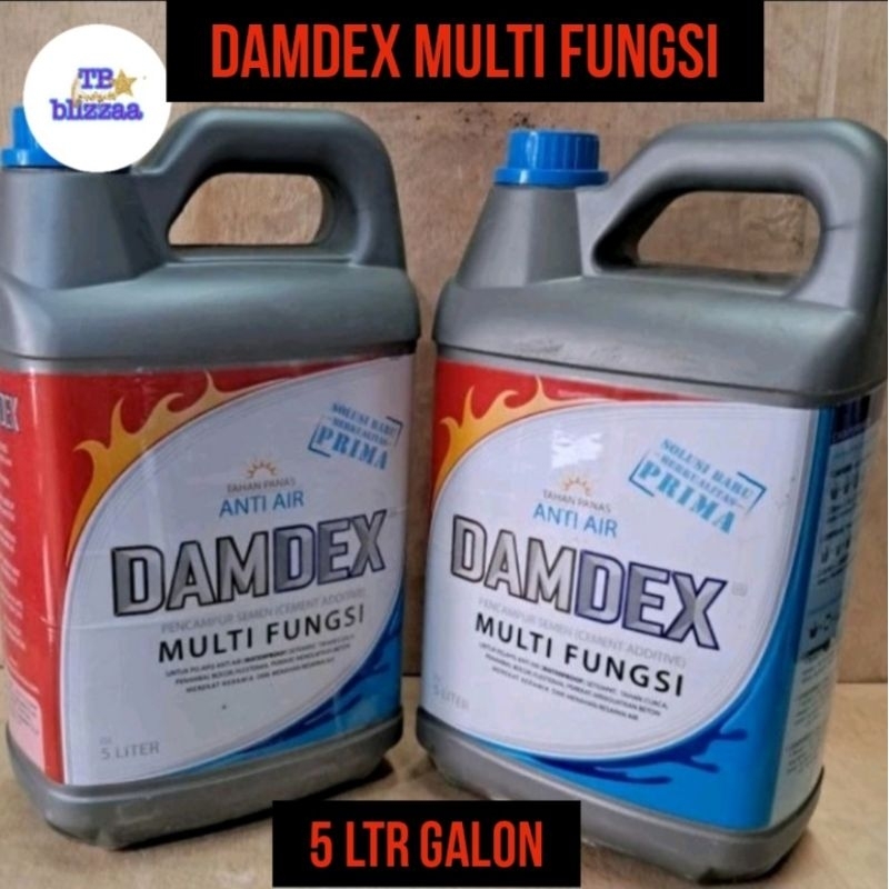 DAMDEX 5 liter Damdex Multifungsi 5 ltr Obat Cor Pengeras Beton Asli Pabrik Damdex 5ltr Galon