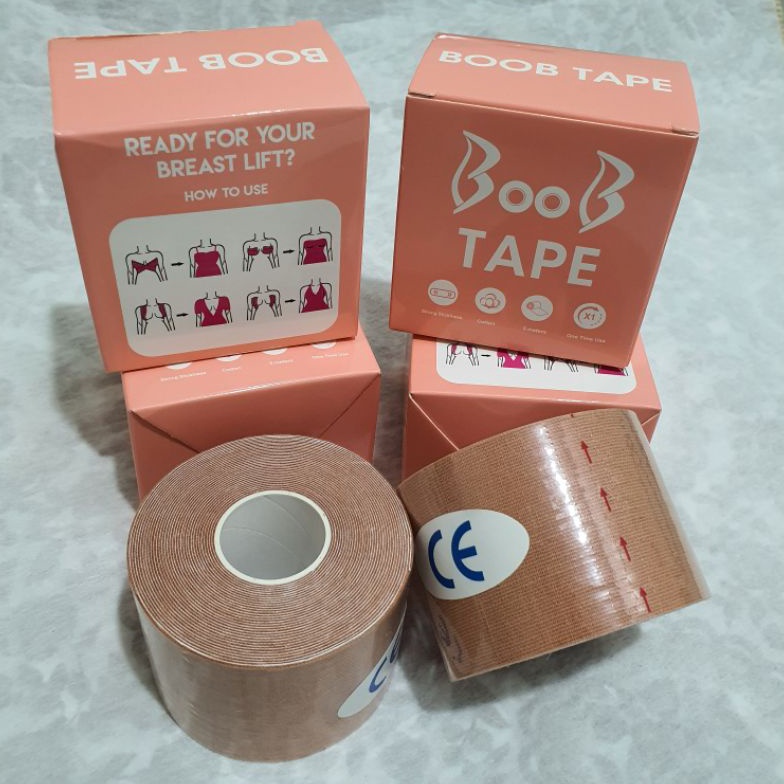 Penjualan Terbanyak JdF Shop  Bra Tape  Body Tape  Boob Tape Cotton Katun Elastis Kain Berperekat Plester RT9