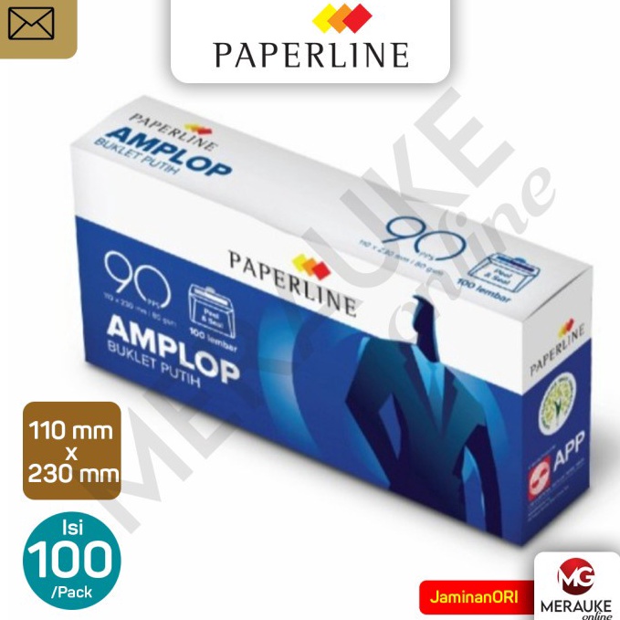 

Paling Sesuai Amplop Paperline Putih Polos 9 PPS 8gsm 5Z