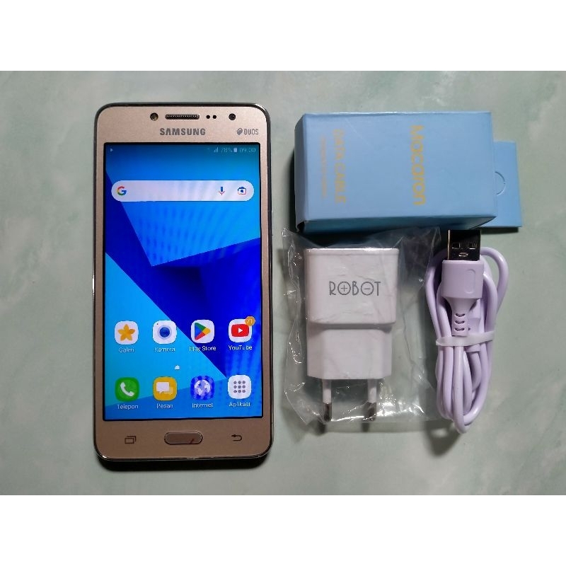 Android second Samsung ex resmi garansi rusak ganti baru j2 prime 4g bisa wa semua suport gratis cas