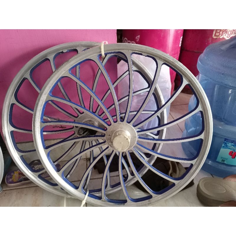 Velk velg roda sepeda kipas ukur 20 ring 20 Sepasang Rim Wheelset Pelk Velk Velg Sepeda Engkol BMX M