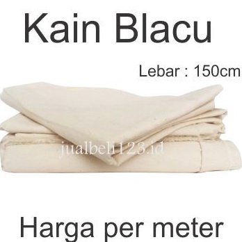 

Stok Banyak Kain Blacu Belacu Blaco kanvas lukis Meteran lebar 15cm
