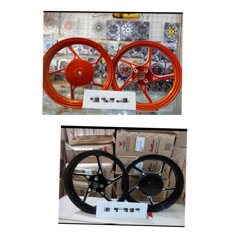 Velg RECING V ROSSI SPRINT PRIME MIO SPORTY UK 185/215-14Velg Vrossi V Rossi Sprint Prime P5Motor : 