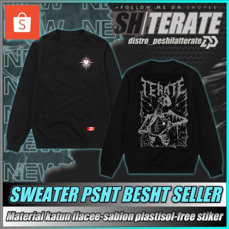 SWEATER PSHT TERATE METAL TENGKORAK SH TEBAL (SH-1)