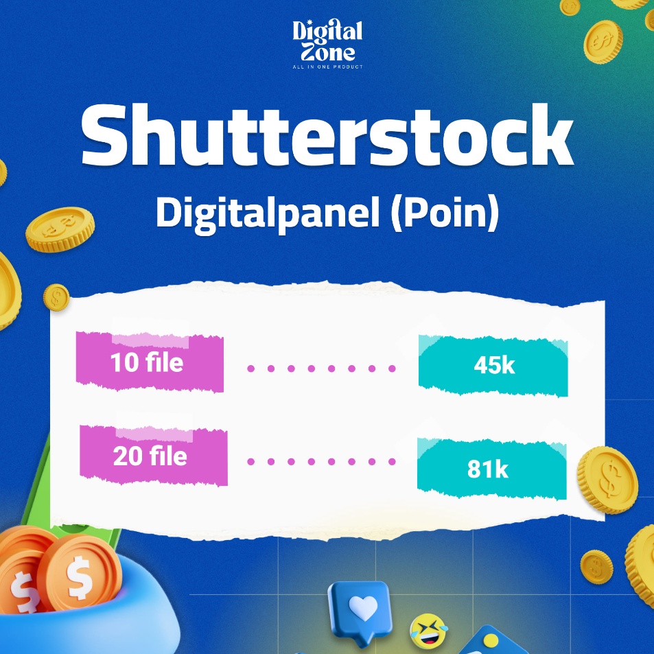 Ready SHUTTERSTOCK PREMIUM  SHUTTERSTOCK 1 BULAN Terbatas