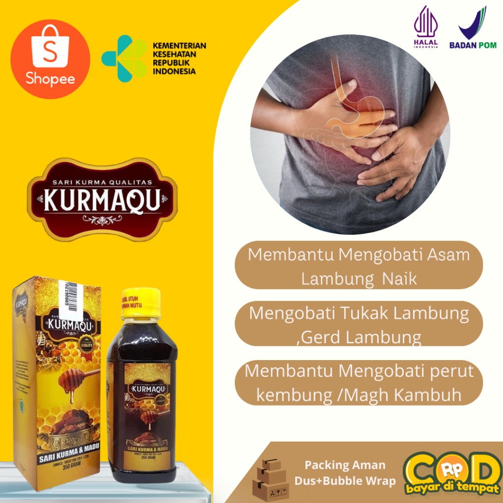 

KURMAQU Madu Herbal Asam Lambung , Obat Maag Kronis , Perut Kembung,Gerd Kroni Asli Original [COD DITEMPAT]