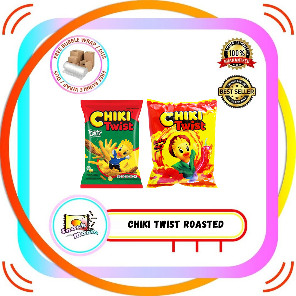 

Chiki Twist Roasted Corn | Flamming Hot 75 gr Jagung Bakar