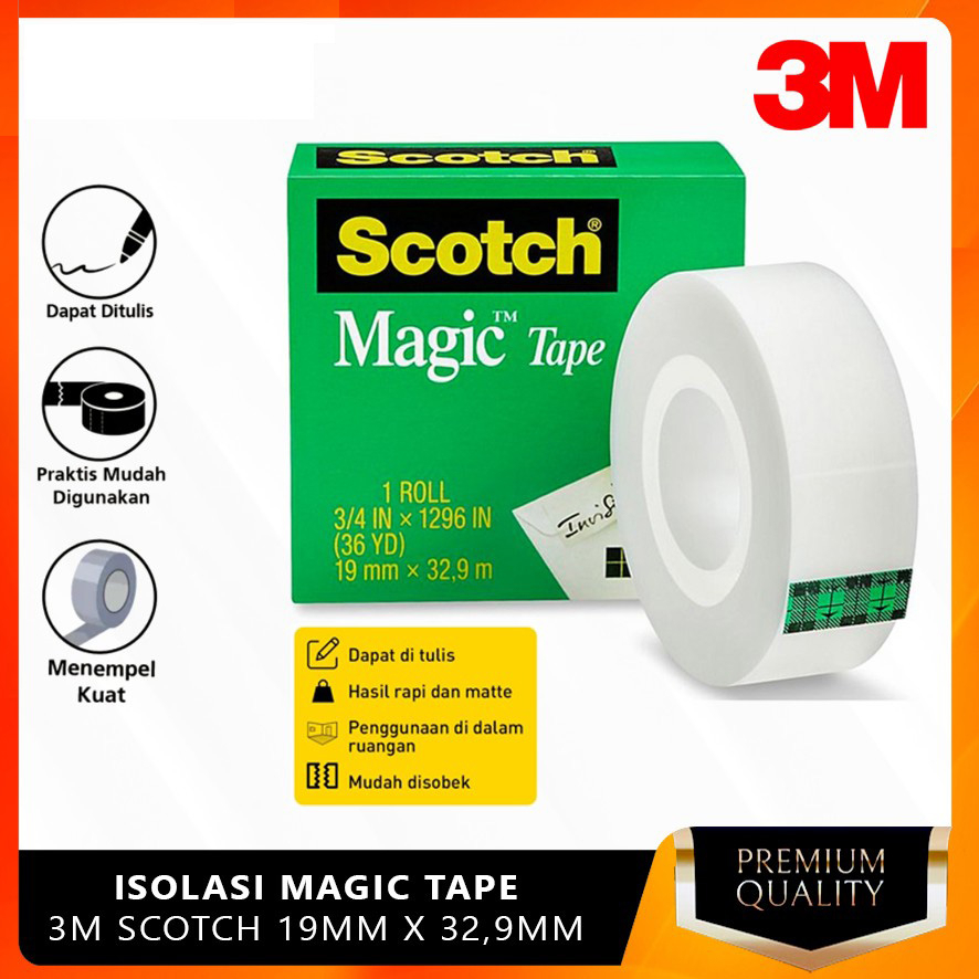 

Selotip / Magic Tape Scotch 810, 3/4" x 36Y